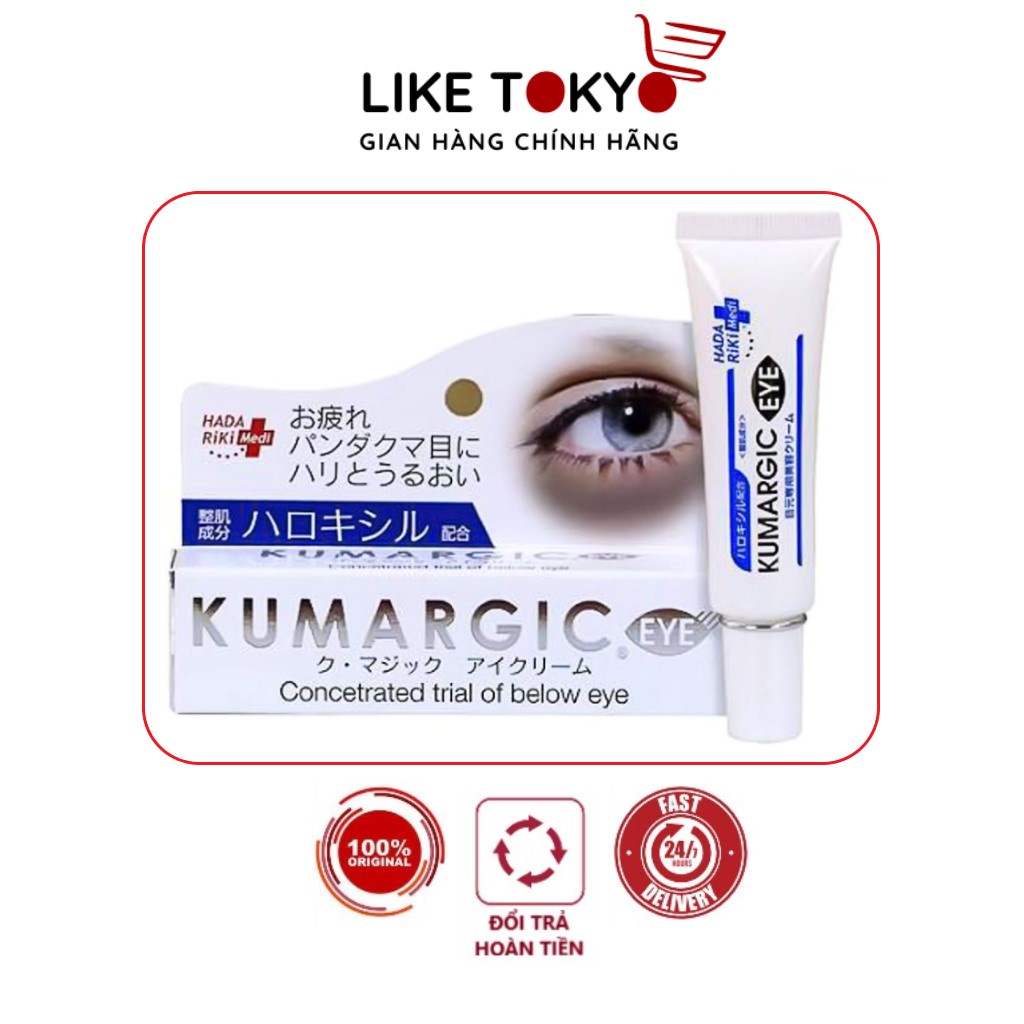 Kem Mờ Quầng Thâm Mắt Hadariki Kumargic Eye Cream 20g Like Tokyo