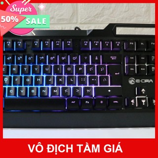 [ ẢNH TỰ CHỤP] BÀN PHÍM GIẢ CƠ EBLUE E-DRA EK700 LED RGB CHỐNG NƯỚC [ ẢNH TỰ CHỤP]