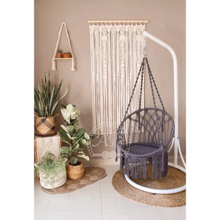 Xích đu Macrame xương cá bao gồm cần treo