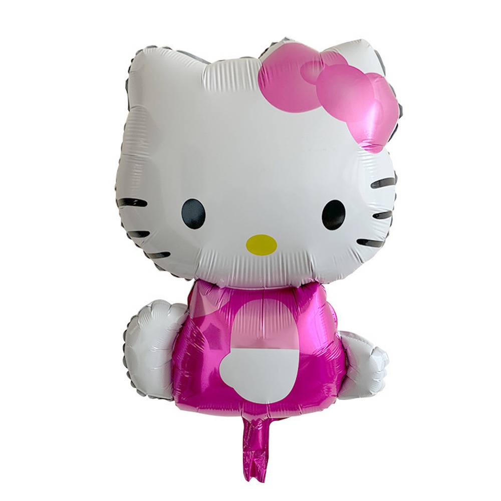 Bóng Bay Hình Mèo hello Kitty Trang Trí Tiệc Sinh Nhật Cho Bé