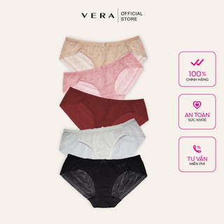 Combo 05 quần lót VERA dáng bikini ren 8102