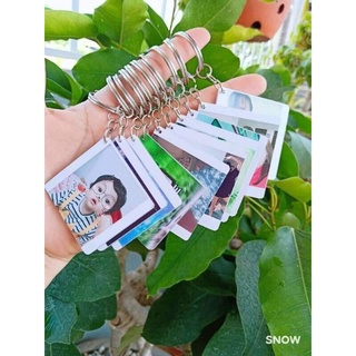 Móc khoá mica in 2 mặt