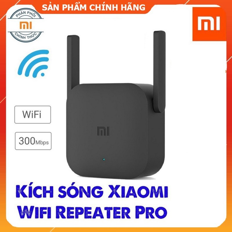Kích sóng Xiaomi Mi Wifi Repeater Pro phiên bản mới 300 Mbps
