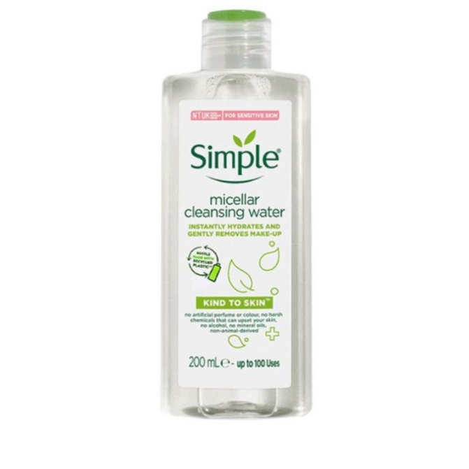 Nước tẩy trang Simple Micellar 200ml