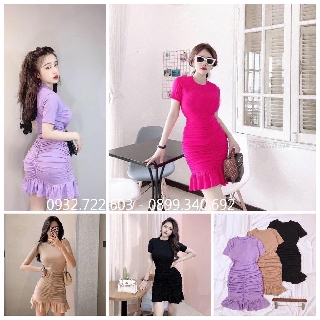 ĐẦM BODY ĐUÔI CÁ THUN BORIP