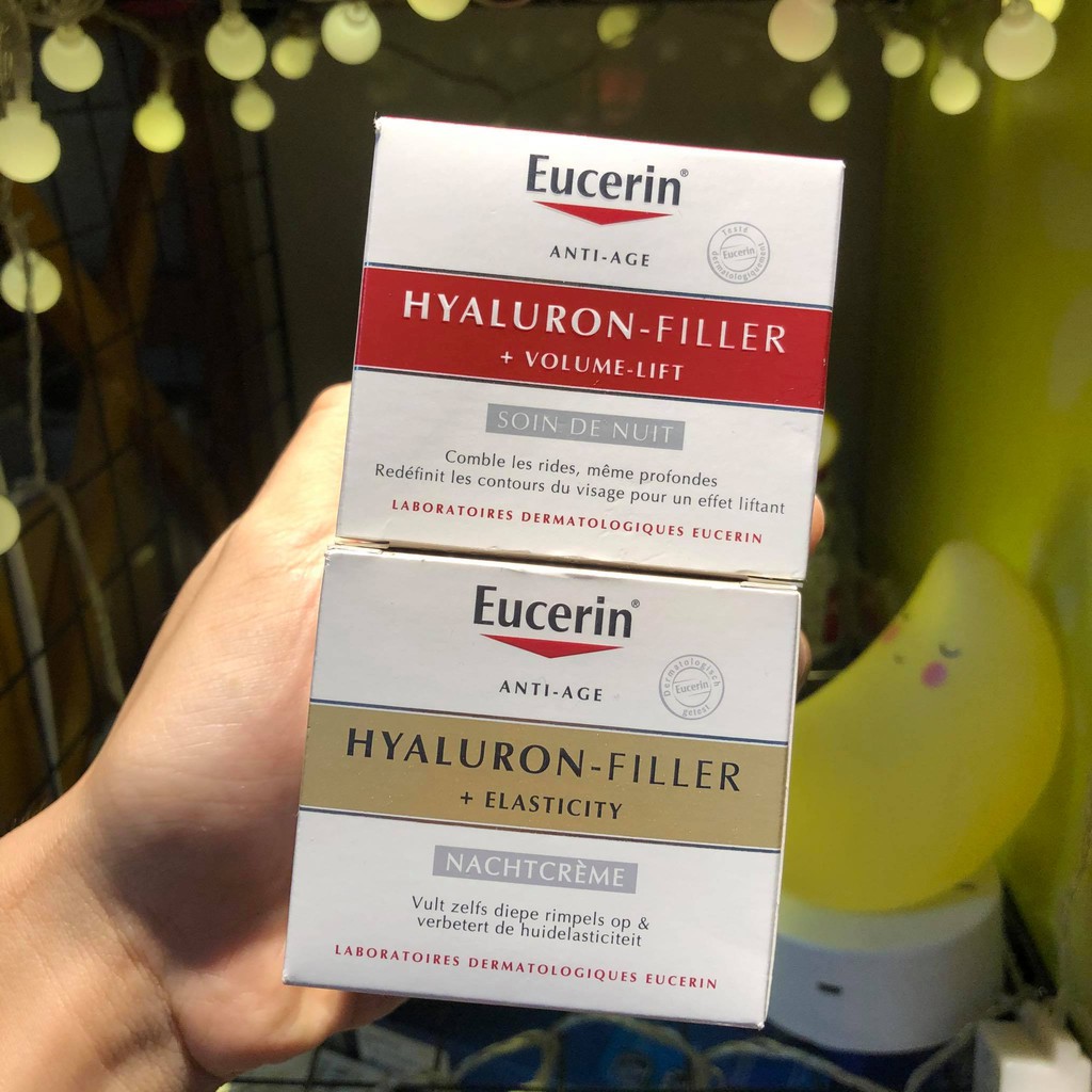 Kem dưỡng Eucerin Hyaluron làm mờ nếp nhăn chống lão hóa da hiệu quả