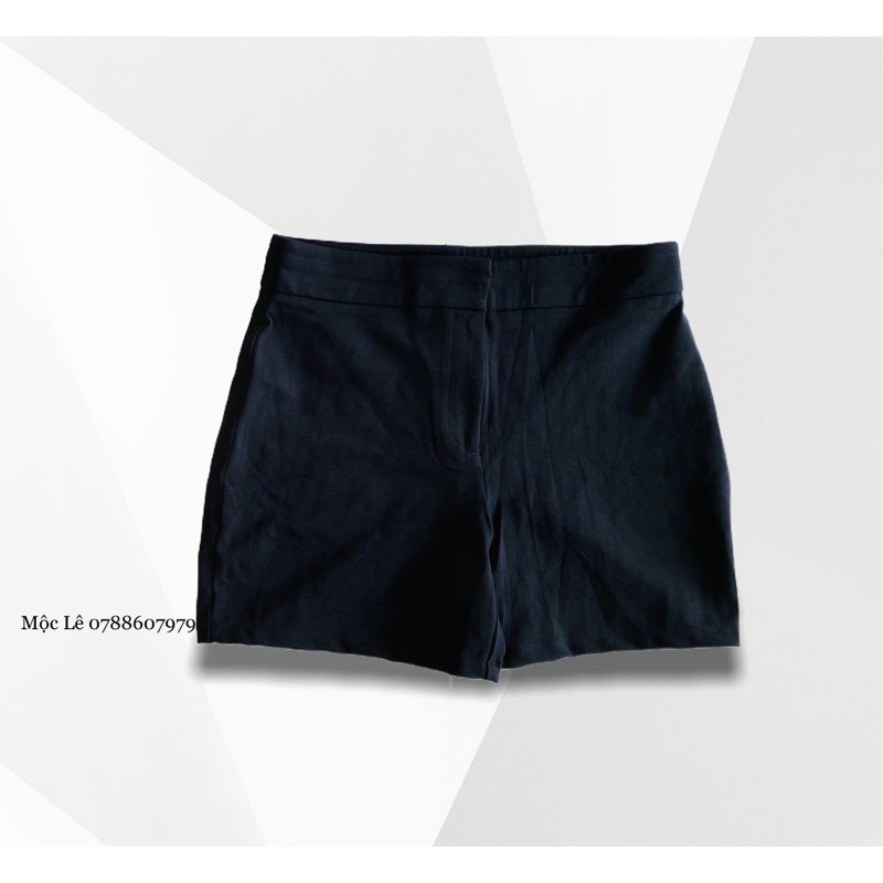 Quần âu sọt đen co dãn vnxk black shorts