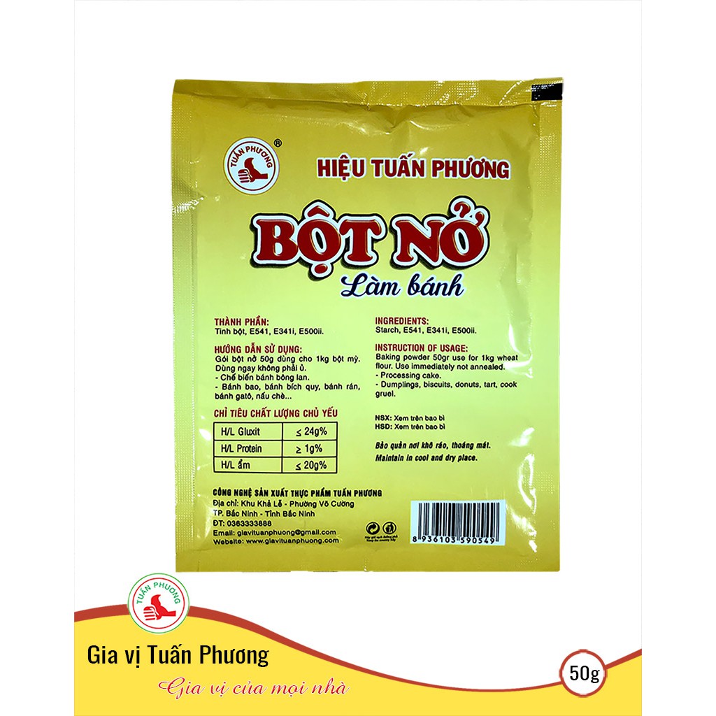 Bột Nở Tuấn Phương 50 Gam ( Gói )