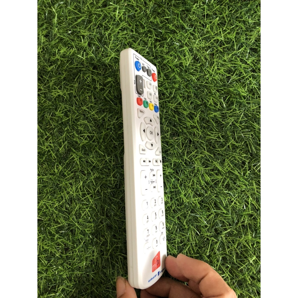 điều khiển đầu thu MYTV dòng ZTE -tặng kèm pin -Remote MyTV- Remote đầu thu smart My TV loại tốt mặt trắng
