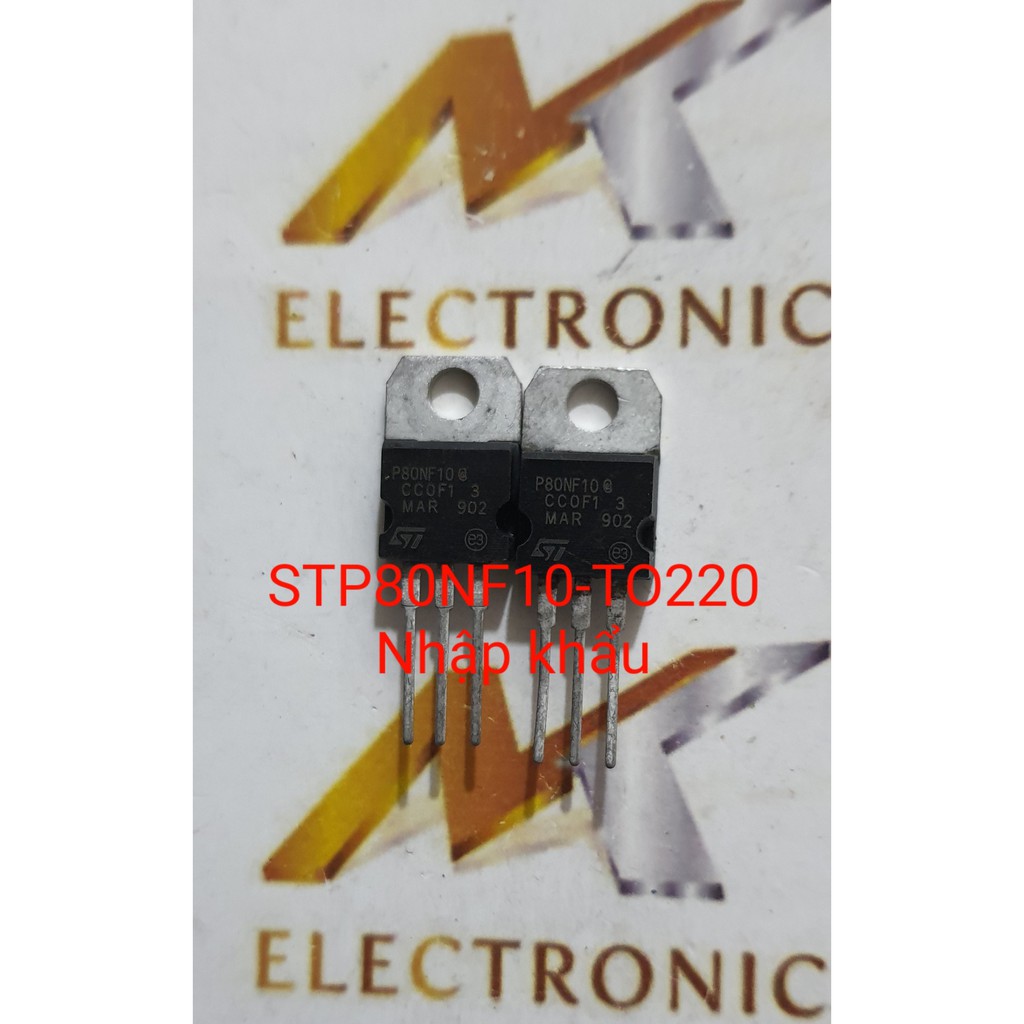 Linh kiện STP80NF10 P80NF10 TO220 mới nhập khẩu (con)