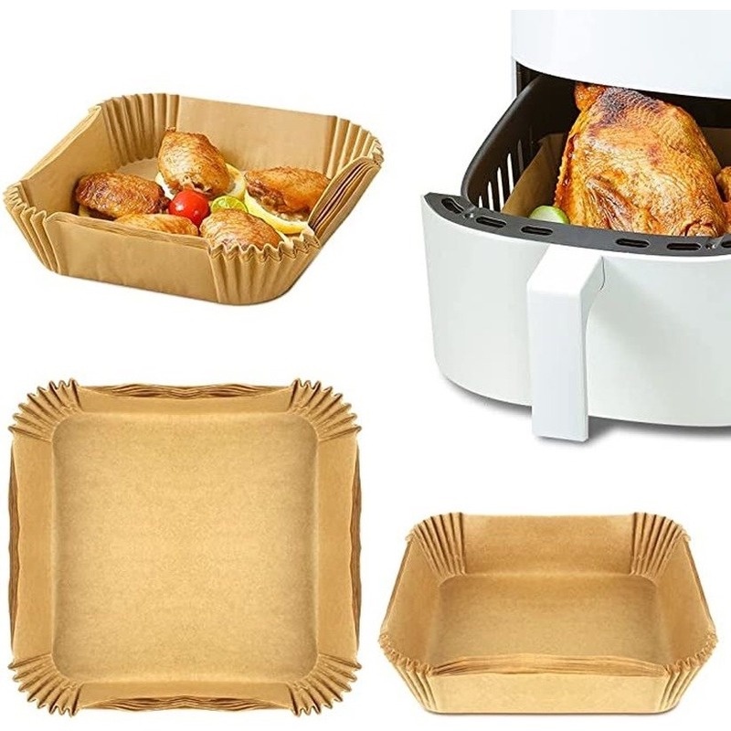 Bộ 50 Giấy Lót Hấp Bánh Bao Sử Dụng Một Lần Tiện Lợi
