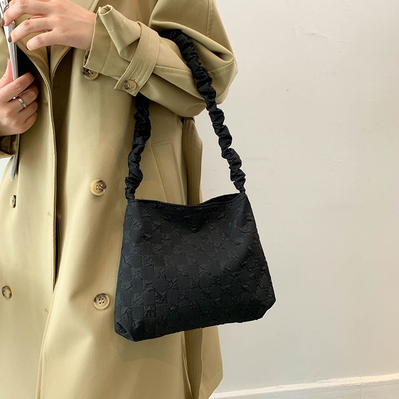 Túi Tote Đeo Vai / Kẹp Nách Chất Liệu Canvas Sức Chứa Lớn Phong Cách Thời Trang Mới 2022 Dành Cho Nữ