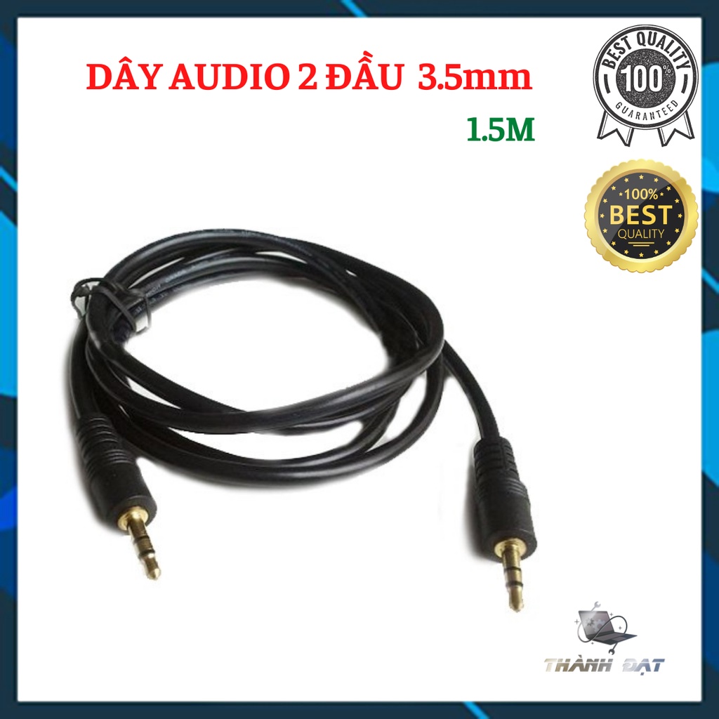 Dây Audio 3.5MM 2 Đầu Đực 1.5m Mã sản phẩm TH100873