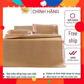 Chiếu điều hòa loại dầy sợi mây tổng hợp cao cấp kèm vỏ gối