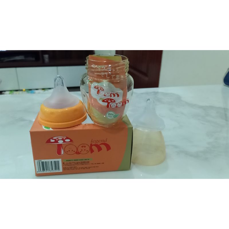 Bình sữa PPSU-Toom cổ rộng Nhật 80ml/160ml/240ml