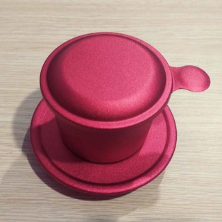 Phin pha cafe cao cấp màu đỏ Motherland không logo