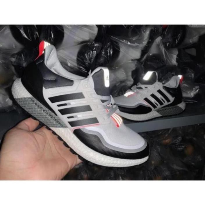 [Sale 3/3] Giày Ultra Boost All Terain Đen Trắng đế vạch Xám Sale 11 -op1 " az