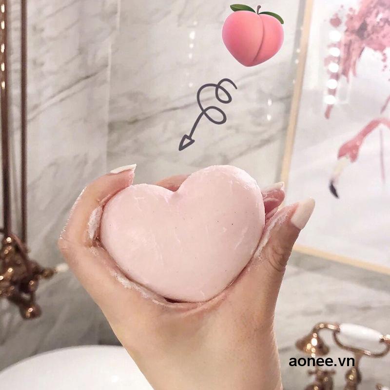✨✨Xà phòng hình quả đào PP làm trắng vùng da dưới cánh tay da thâm dành cho nữ