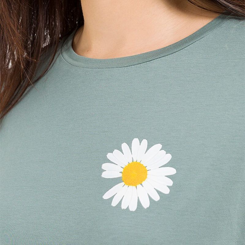 004.áo thun hoa cúc