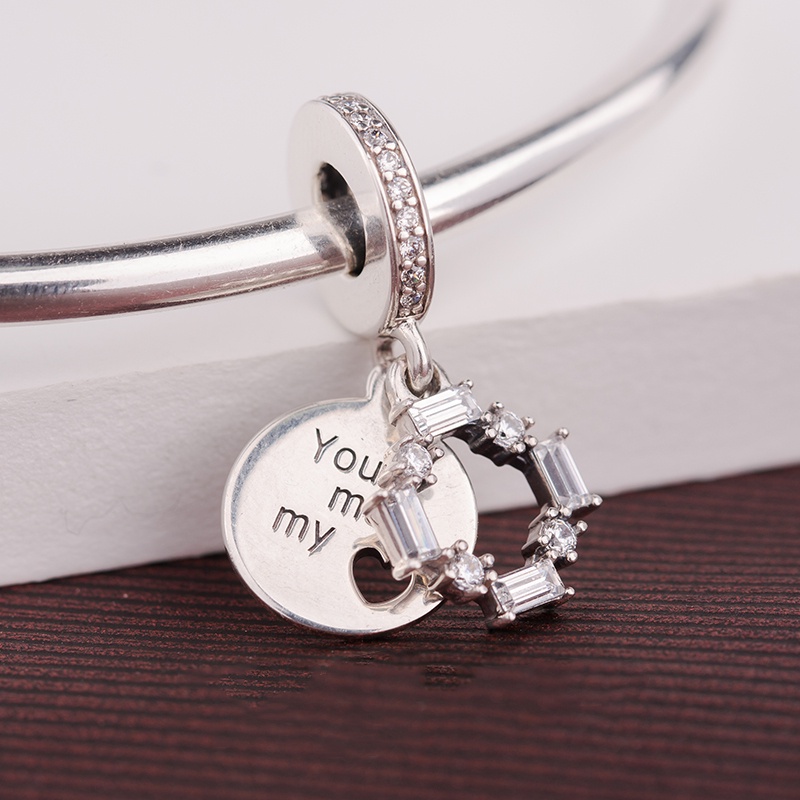 Mặt Dây Chuyền Khắc Chữ You melted my heart