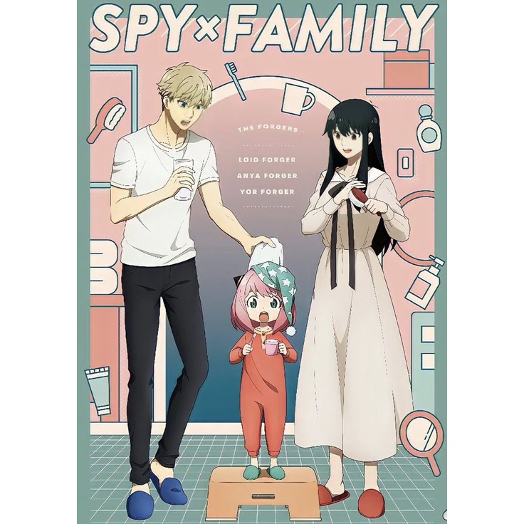 POSTER DÁN TƯỜNG SPY X FAMILY