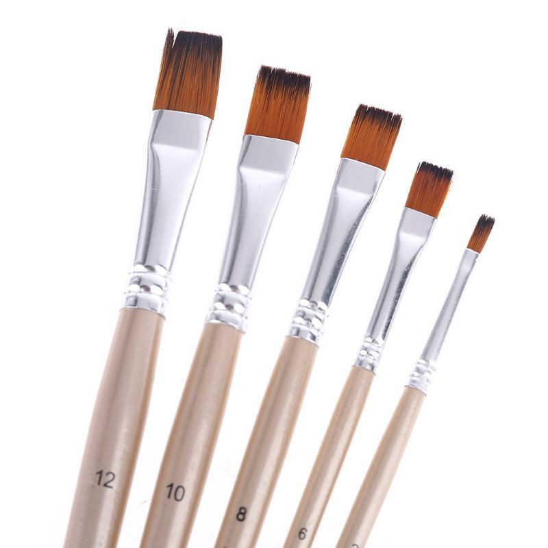 Set 5 cọ vẽ màu nước chuyên nghiệp
