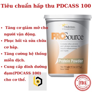 Sữa Prosource (Bột Protein)-Đạm chuẩn PDCASS 100-USA