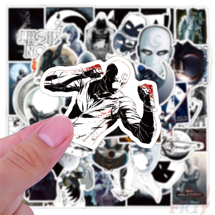 Set 100 miếng dán họa hình Moon Knight Series 01 không thấm nước độc đáo