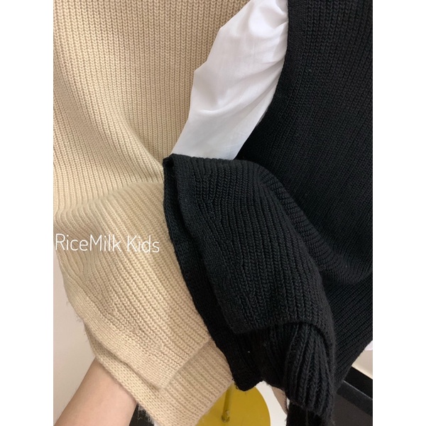 [Mã 2611THTRANG100K hoàn 10% xu đơn 99K] Áo gile len nữ dáng dài hm xuất dư xịn cho nữ 2 màu | BigBuy360 - bigbuy360.vn