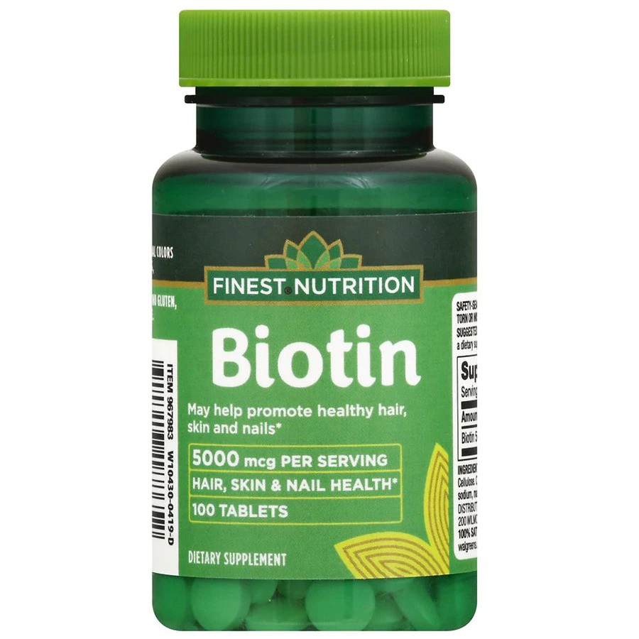 [DATE 11/2023] Finest Nutrition Biotin 5000 mcg 100 VIÊN