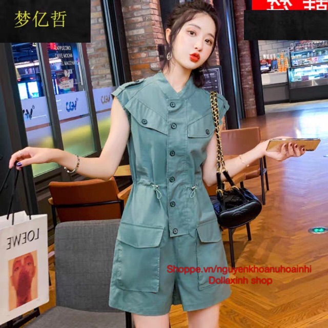 Jumpsuit túi hộp Quảng Châu