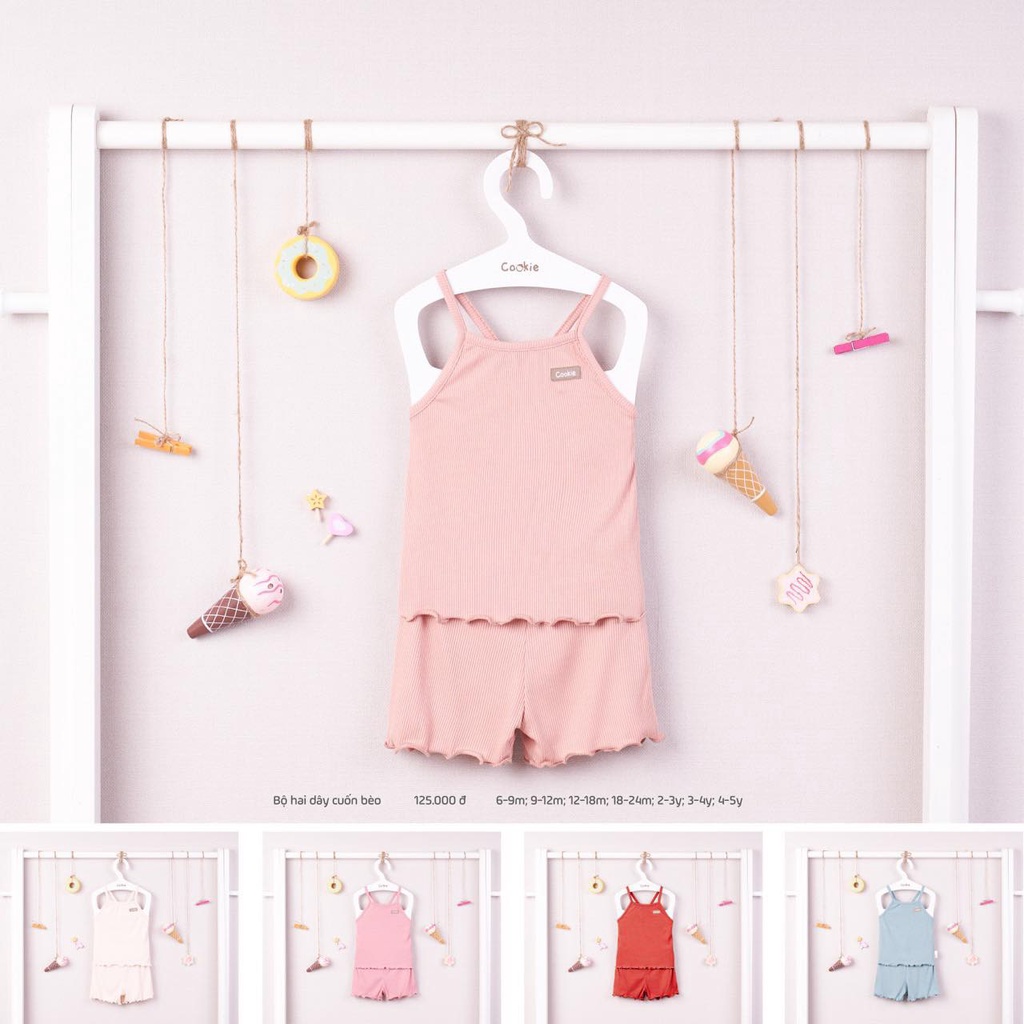 Bộ hai dây cuốn bèo bé gái Cookie