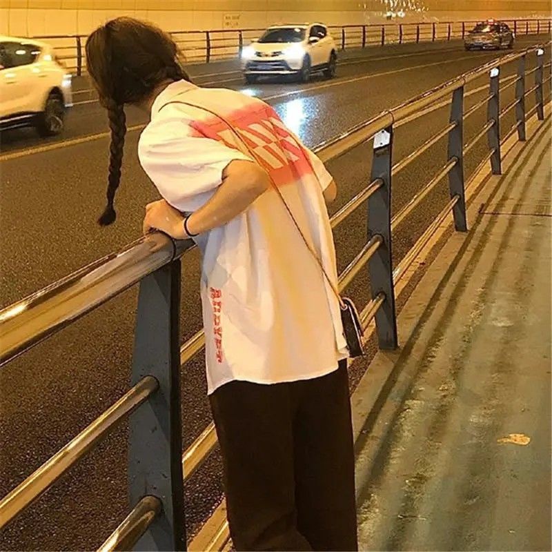Áo Sơ Mi Ngắn Tay Dáng Rộng Thời Trang Mùa Hè Dành Cho Nữ Sinh
