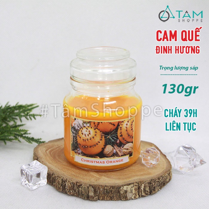 Hũ nến thơm thiên nhiên hương quế NT-05