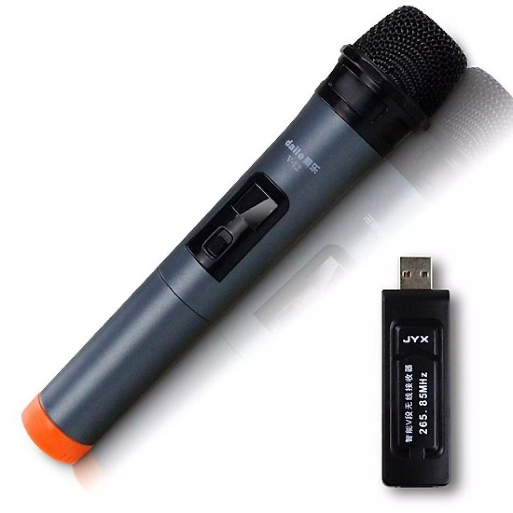 [HÀNG XỊN] Micro Karaoke V12 không dây cho loa kéo, loa karaoke, loa bluetooth Zangsong màn hình LCD Hỗ trợ các thiết bị