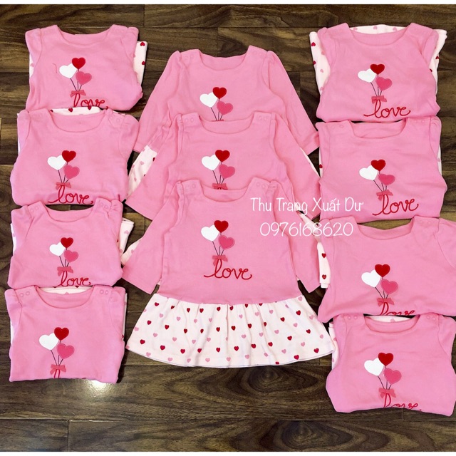 Váy Gymboree hồng Love