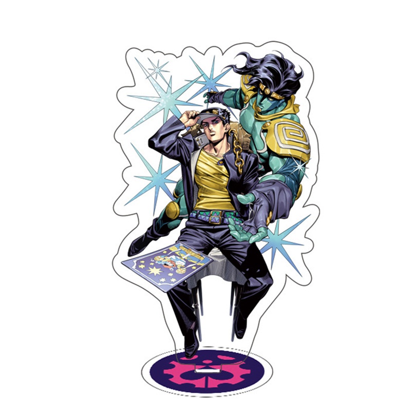 flowersqueen Mô hình acrylic trang trí thiết kế nhân vật anime JoJo's Bizarre Adventure