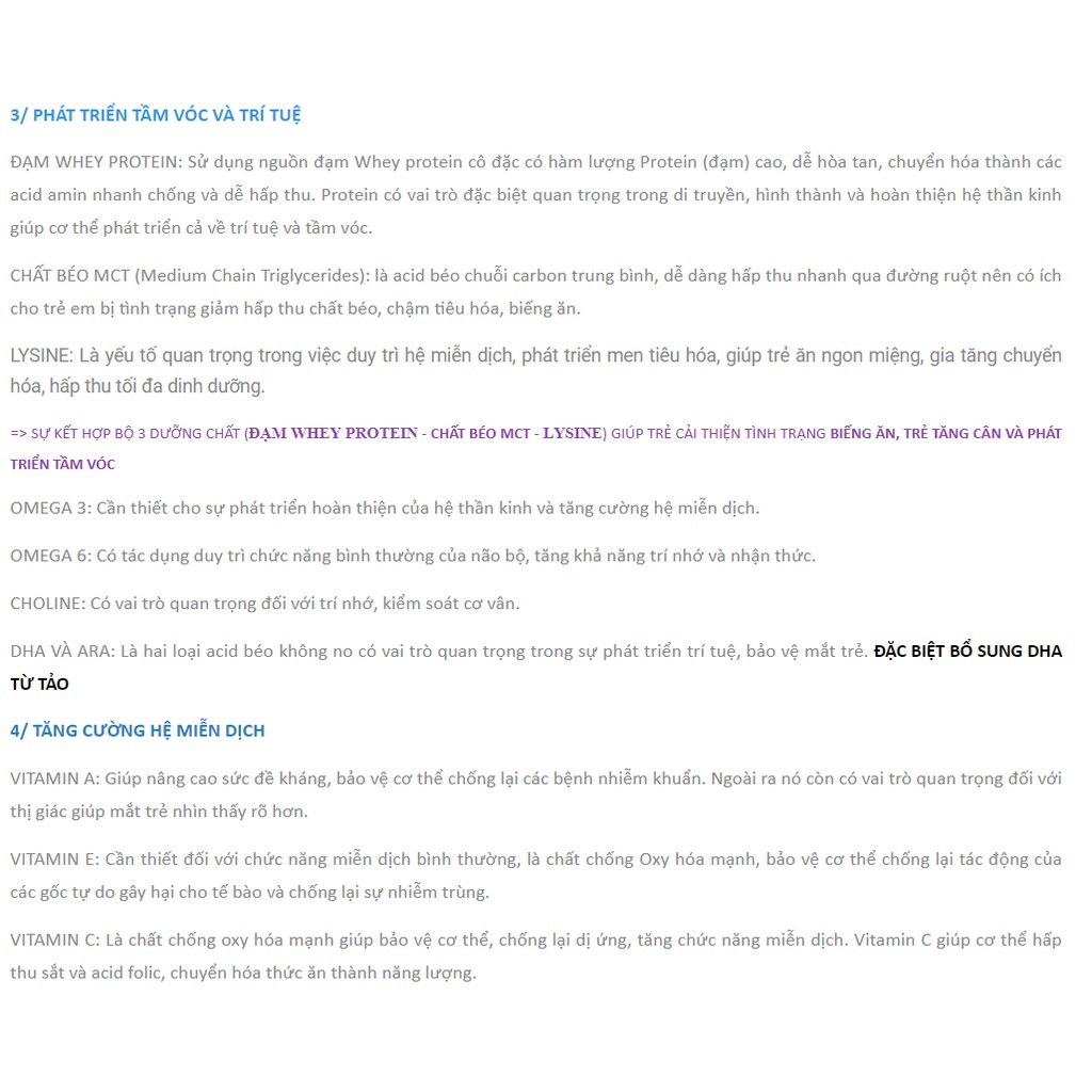 Sữa Bột Công Thức Tăng Trưởng ARTI GAIN COLOSTRUM HMO 6 - 36 THÁNG - 850G