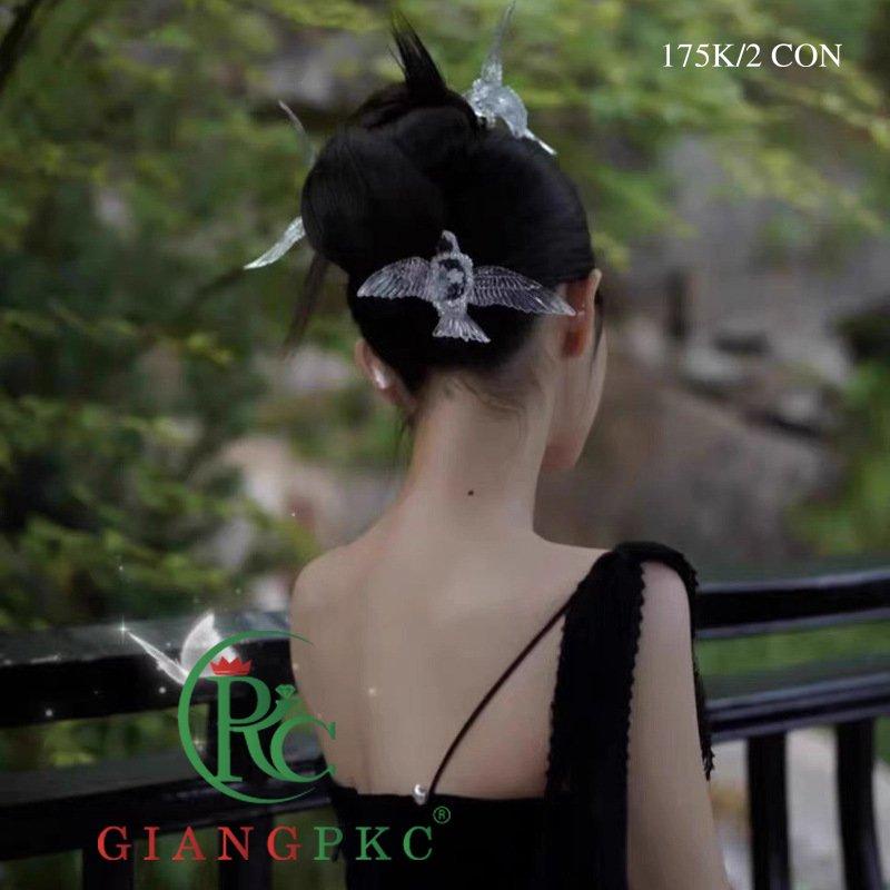 Bộ đôi chim én cài tóc cô dâu Giangpkc 8-2022  Phụ kiện cưới Giang biểu tượng của Hạnh Phúc SP2221660