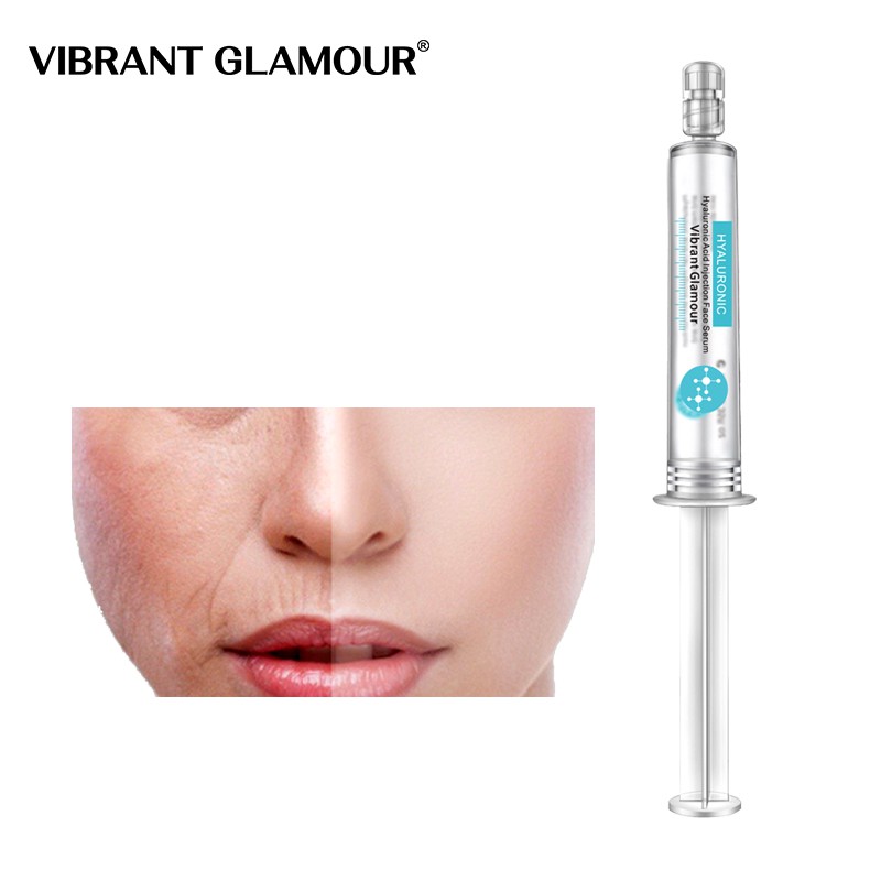 Serum Hyaluronic Acid VIBRANT GLAMOUR 10ml giảm nếp nhăn giữ ẩm và làm trắng sáng da se khít lỗ chân lông