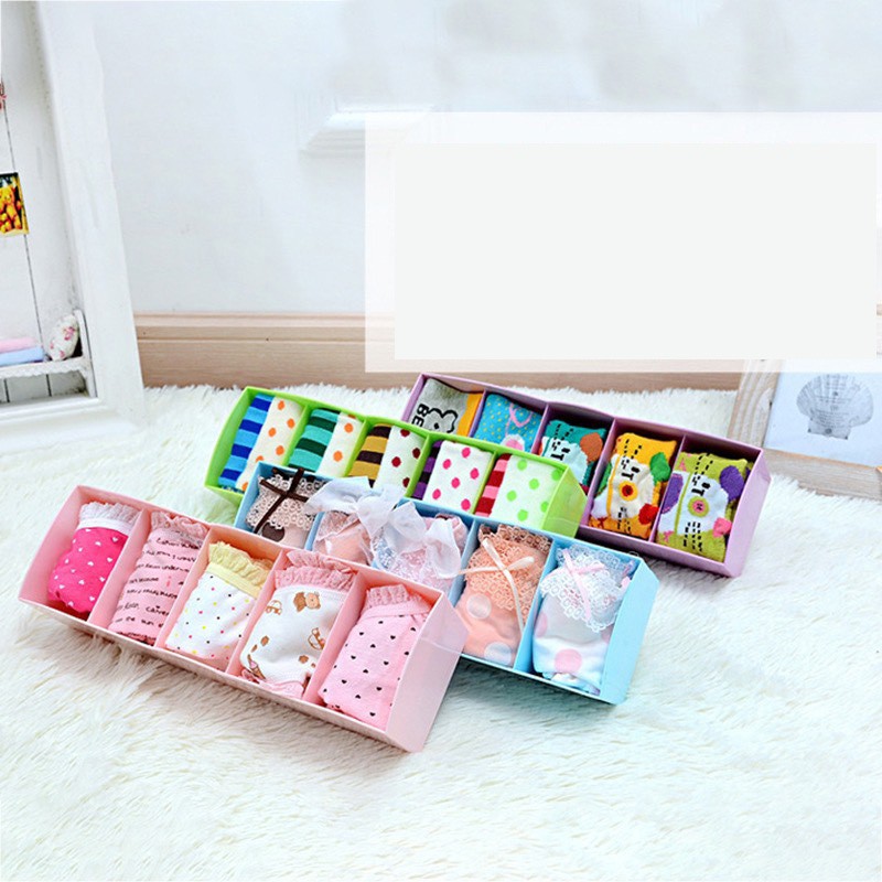 Combo 2 Khay Nhựa 5 Ngăn Đựng Đồ Đa Năng
