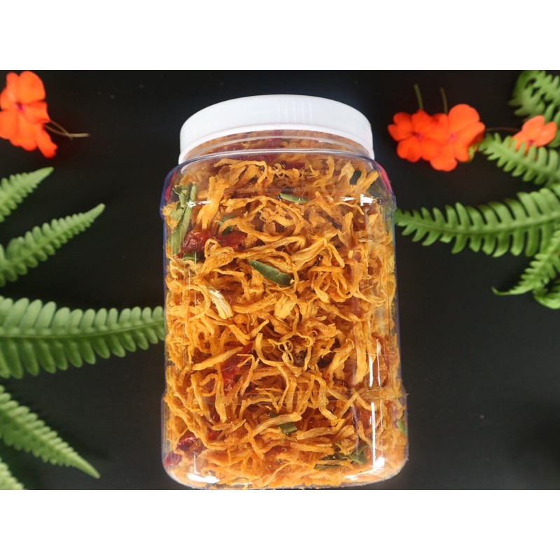 1kg khô gà cay lá chanh (2 hũ 500gr) DAI NGON