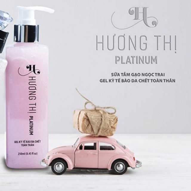 Gel tẩy tế bào chết toàn thân Hương Thị Platinum 250ml