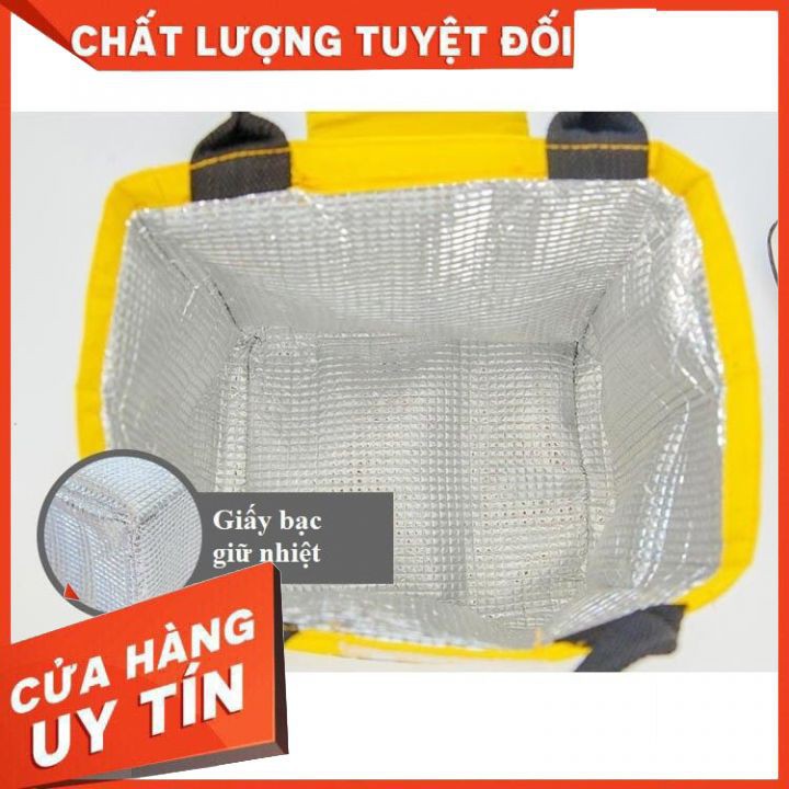 Túi giữ nhiệt đựng đồ ăn tiện dụng có quai xách
