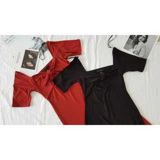 Đầm body thắt nơ