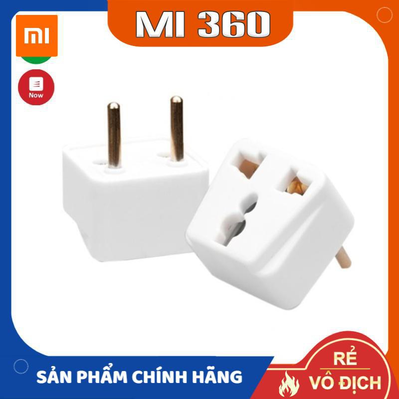 ⚡Hàng Cao Cấp⚡ Phích Cắm Điện Chuyển Đổi 3 Chấu Sang 2 Chấu✅ Đầu Chuyển Đổi 3 Chấu Thành 2 Chấu