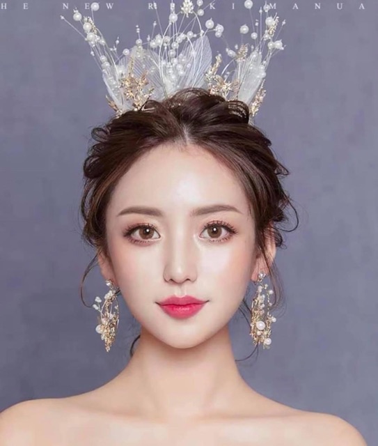 Vương miện chụp ảnh phụ kiện nail , cô dâu