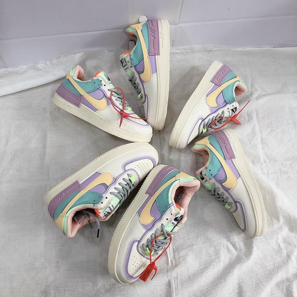 Giày Thể Thao AF1 7 màu, AF1 Hoa Cúc, giày air force 1 Sadow trẻ trung năng động