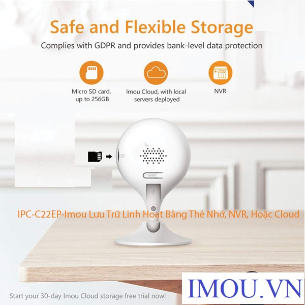 Camera Wifi không dây IMOU IPC-C22EP 2MP phát hiện con người, nói chuyện 2 chiều ( Cam kết chính hãng bảo hành 2 năm )