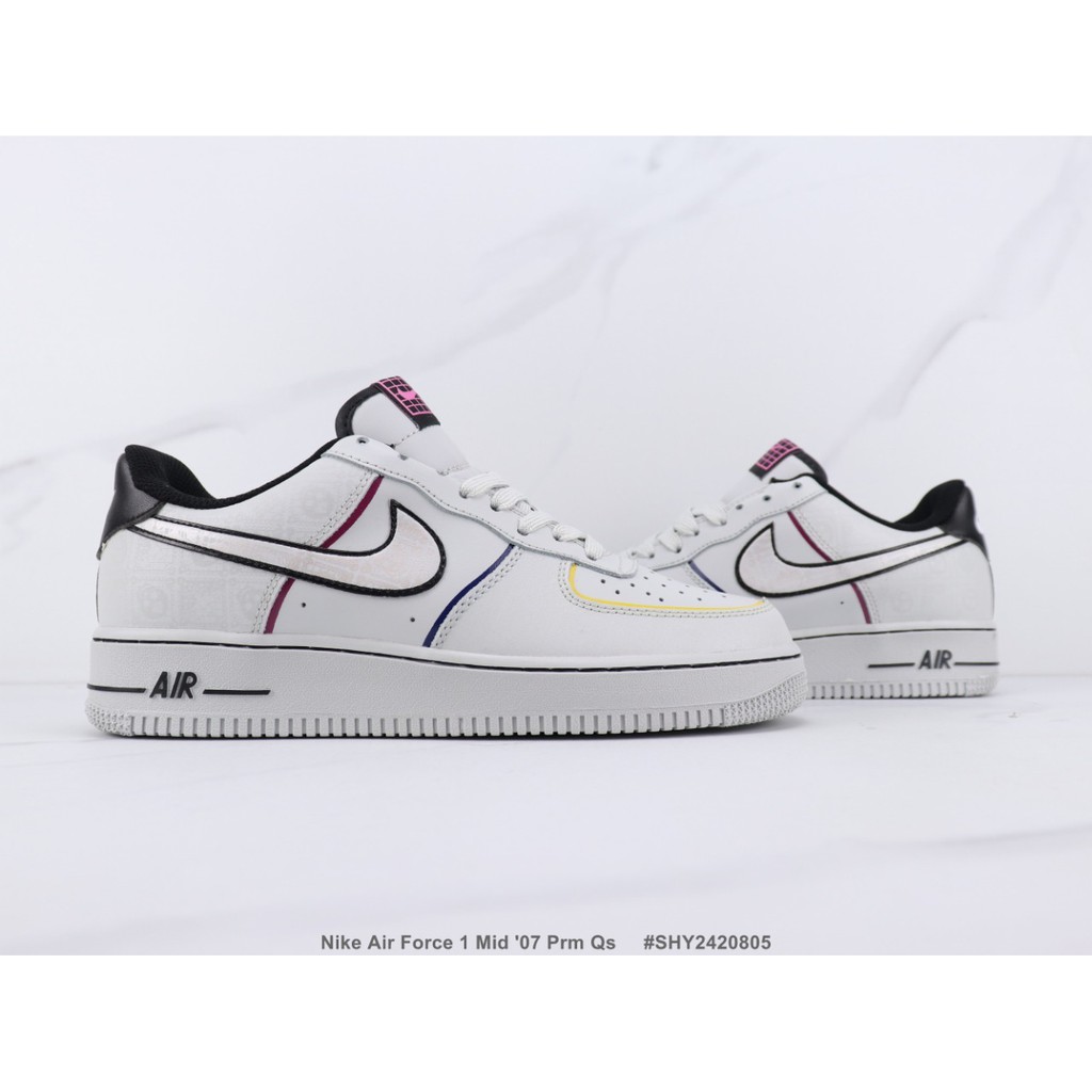 Giày Thể Thao Nike Air Force 1 Mid '07 Prm Qs Chất Liệu Da Size 36 - 45